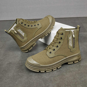 Discover the Ultimate Hiking Experience with Our Men's Side Zipper High-Top Hiking Boots