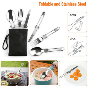 Camping Combination Suit Pot Folding Mini Cookware: Your Ultimate Outdoor Companion
